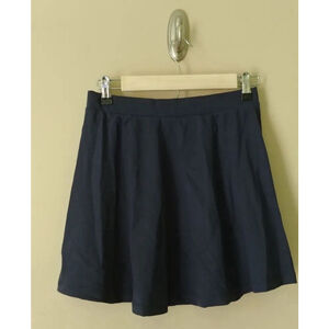 Modcloth Noisy May Navy Blue Jersey Knit Skater Mini Skirt Size XS NEW